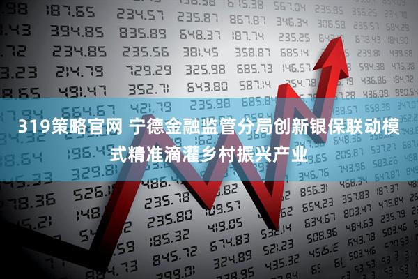 319策略官网 宁德金融监管分局创新银保联动模式精准滴灌乡村振兴产业